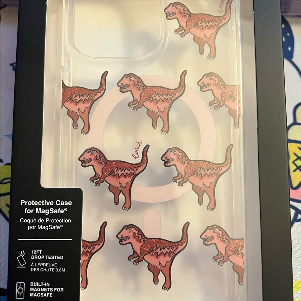 Coach Dinosaur iPhone Case with MagSafe
